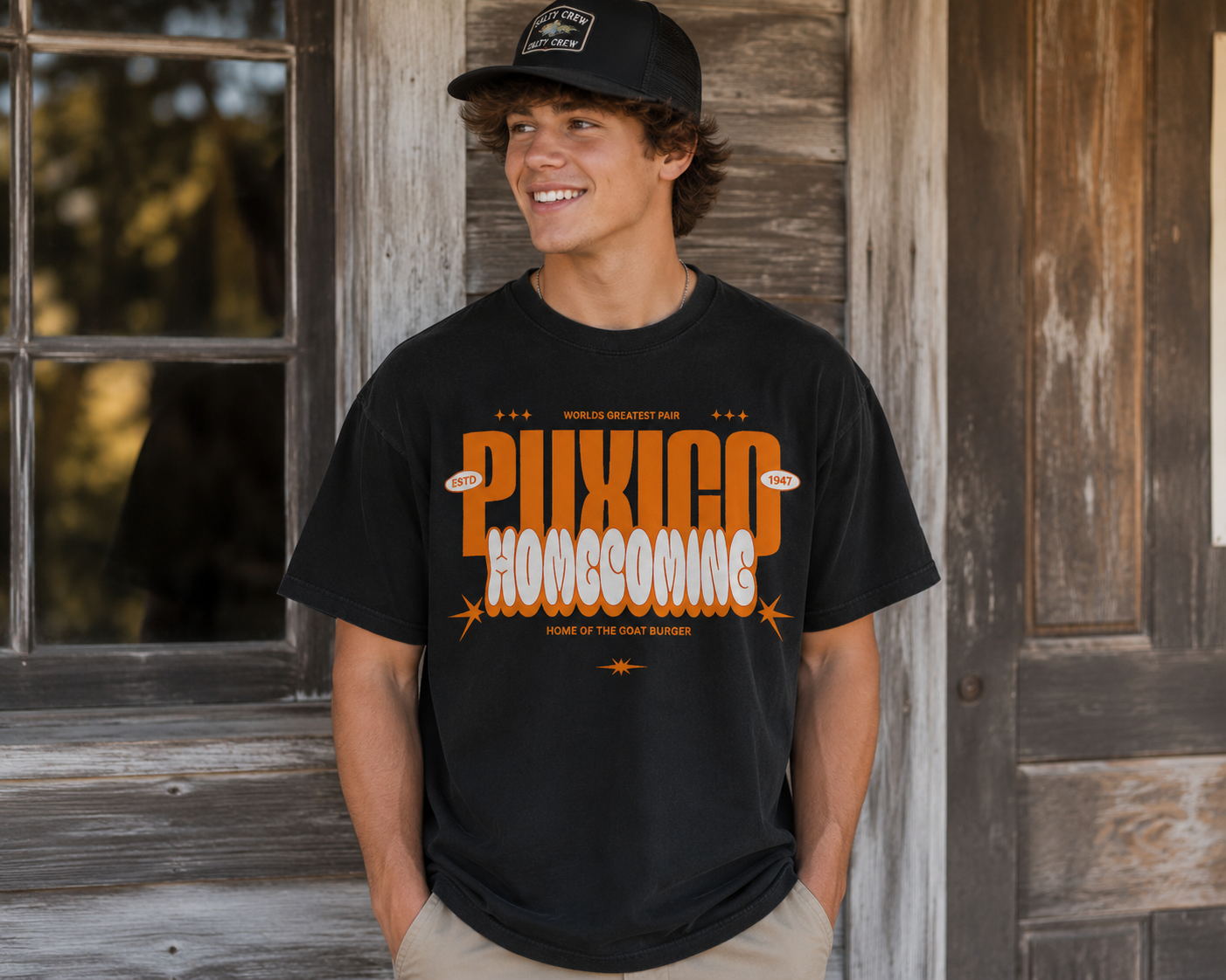 Orange and Black Puxico Homecoming