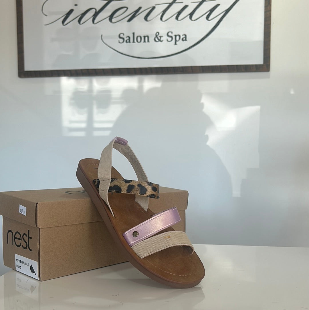 Mystery animal print sandal