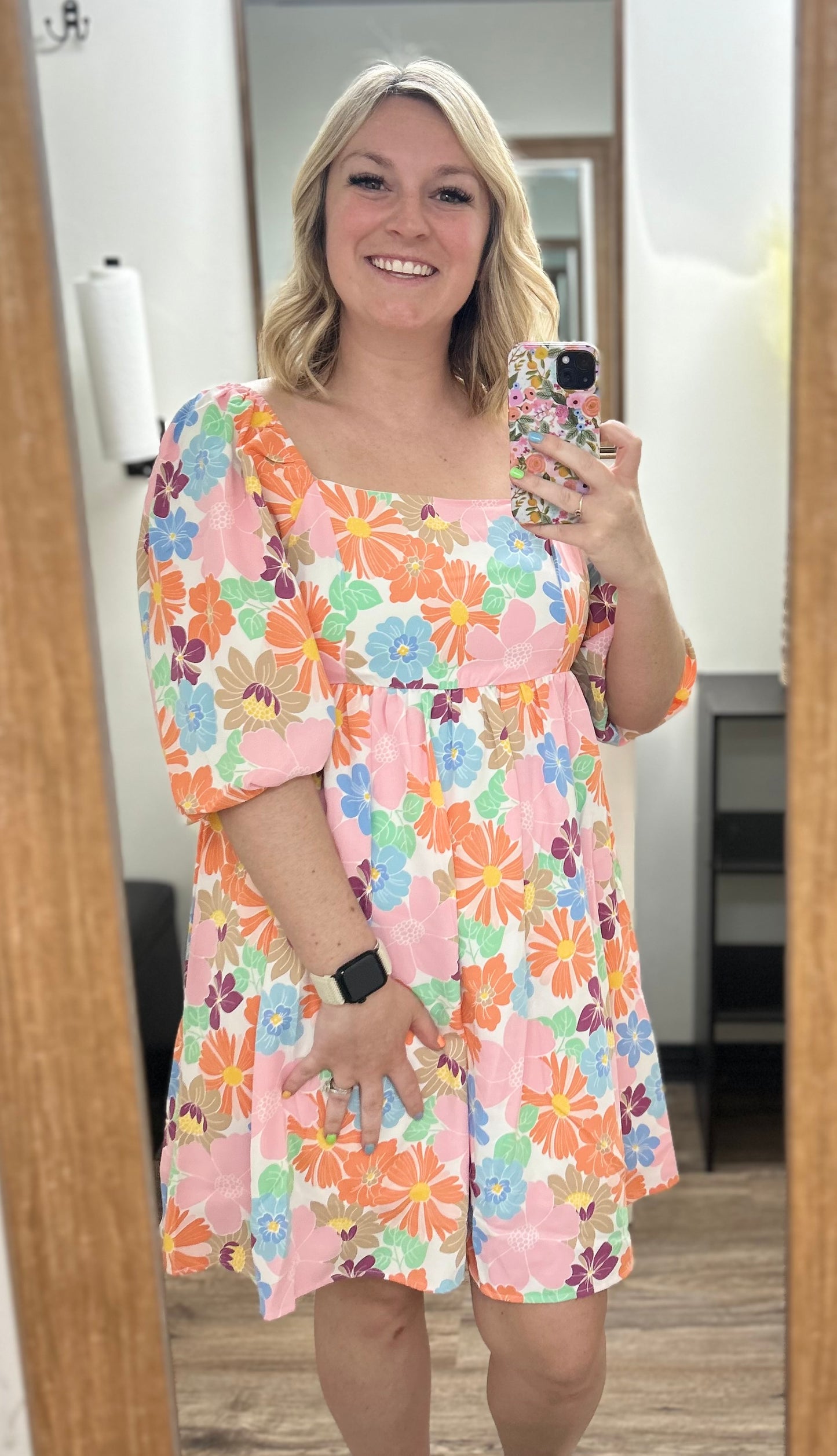 Floral Baby Doll Dress