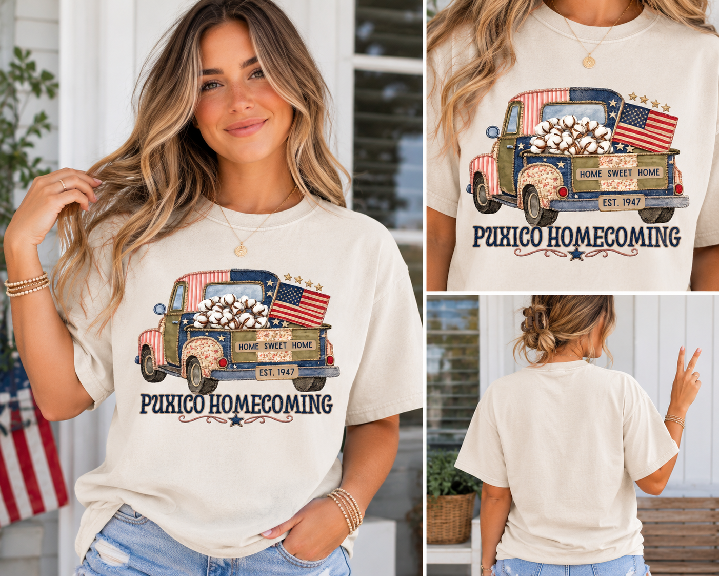 Quilted Vintage Truck
