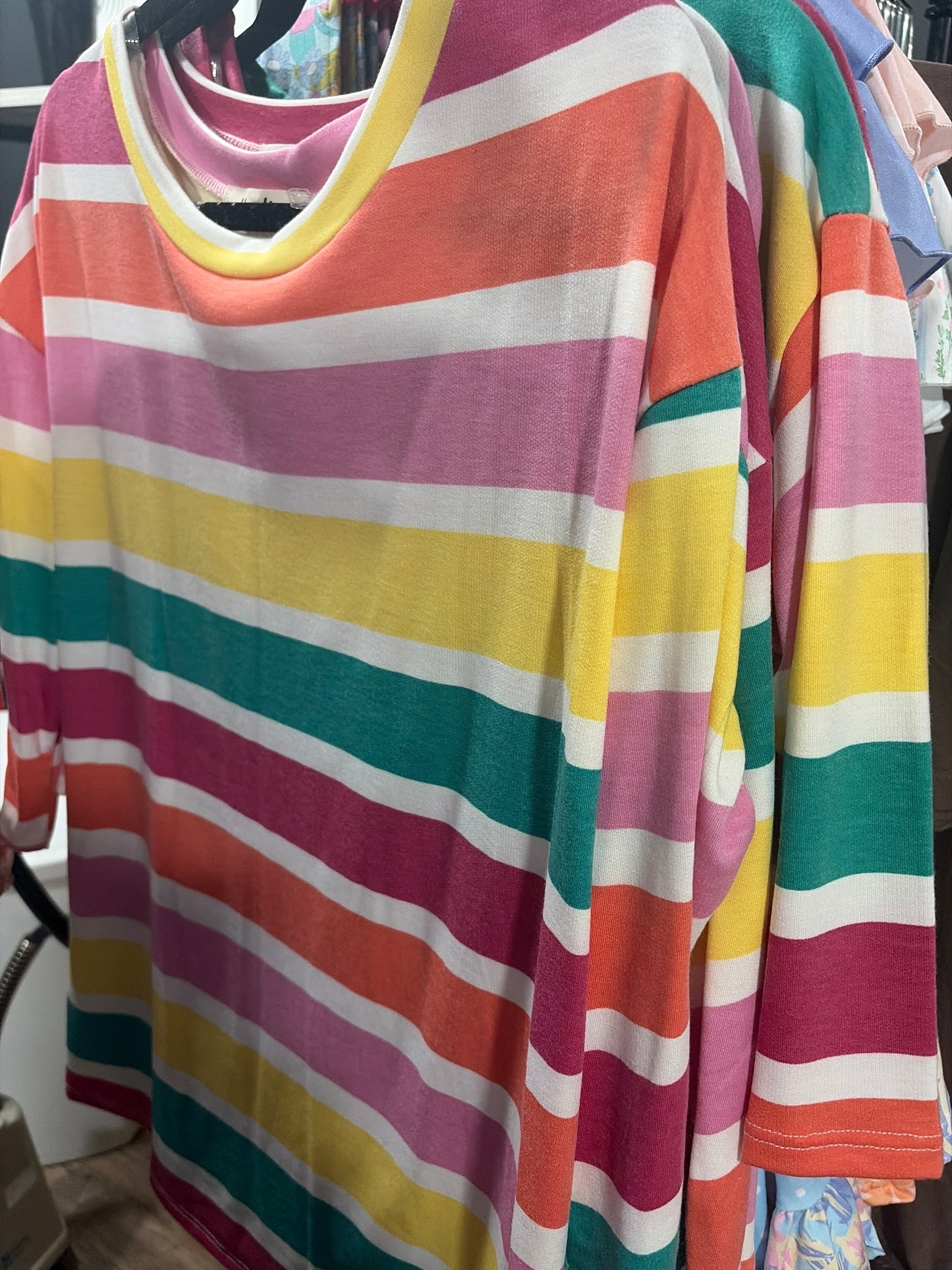 Multi Color Stripe top