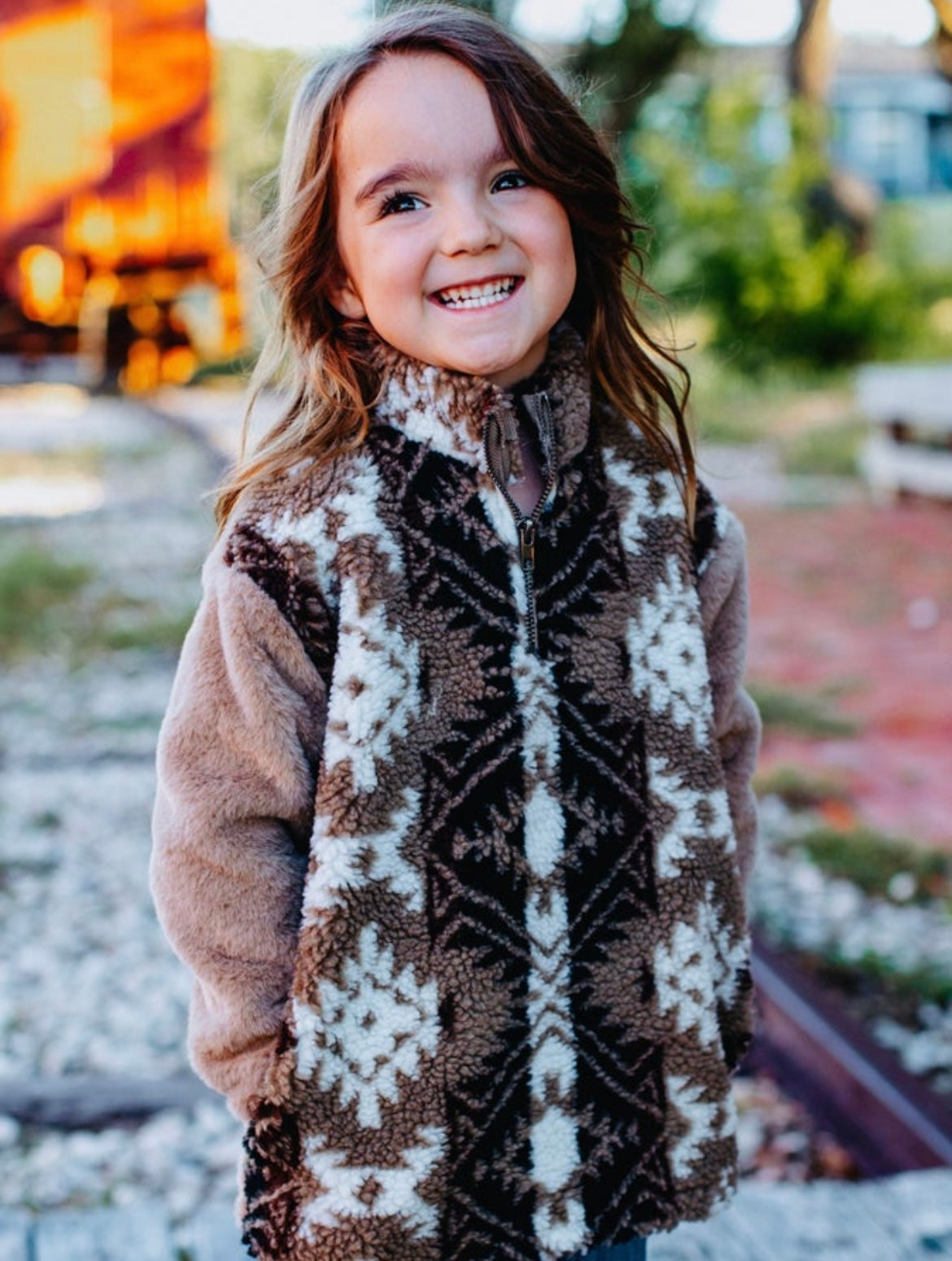 Girls Sherpa 1/4 Zip