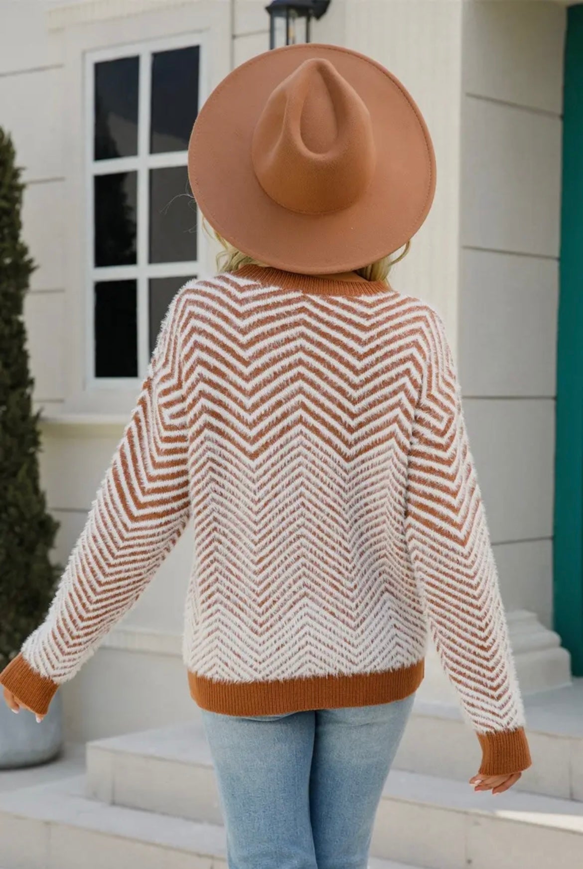 Striped Pullover Sweater