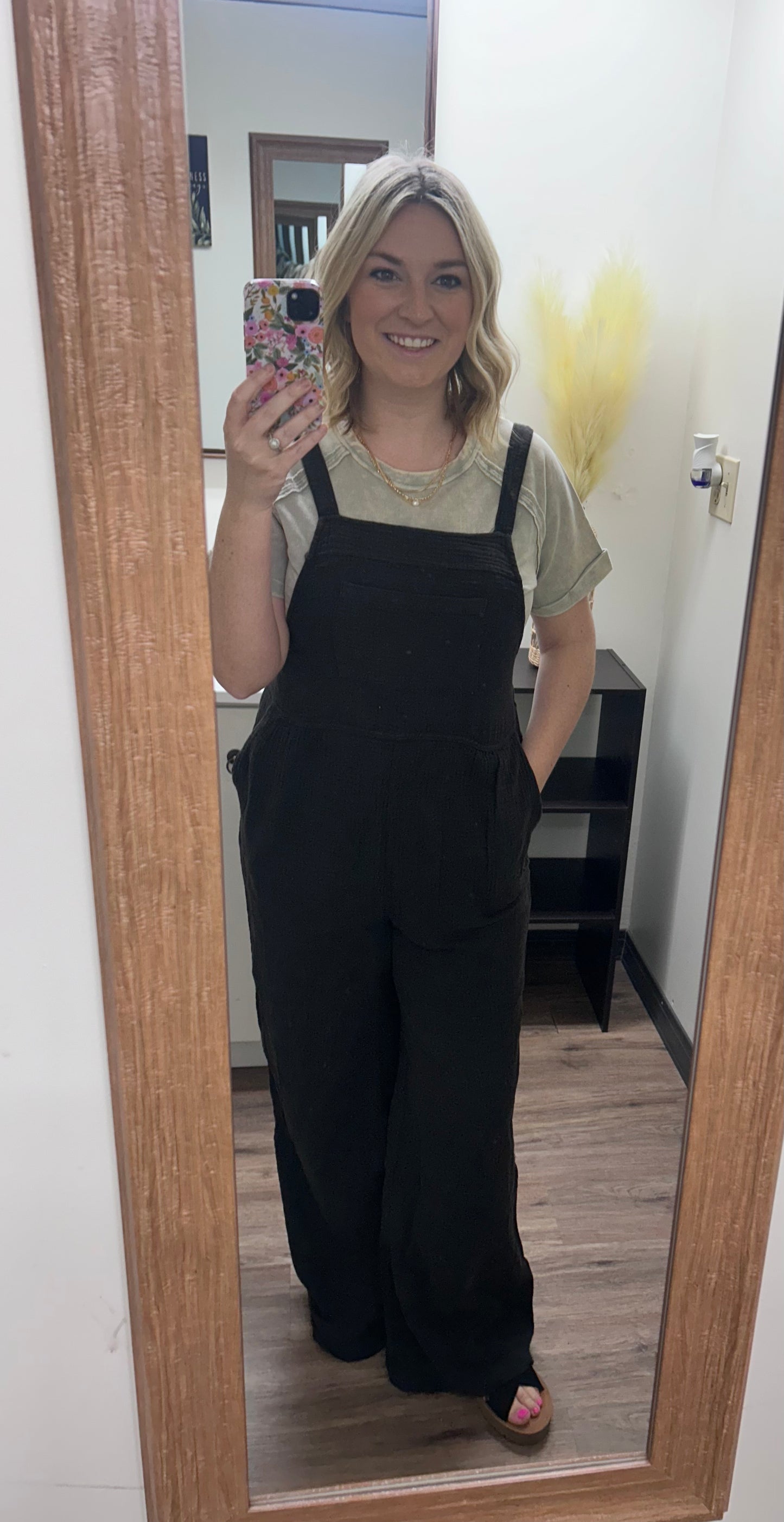 Black jumpsuit