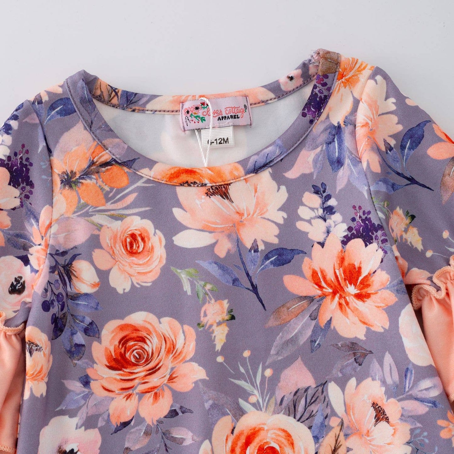 Dusty Peach Baby Romper