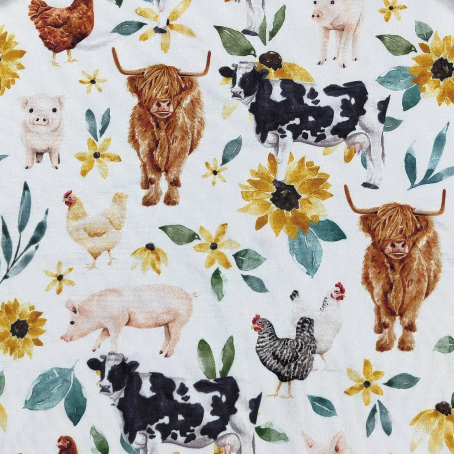 Farm Daisy Baby Romper