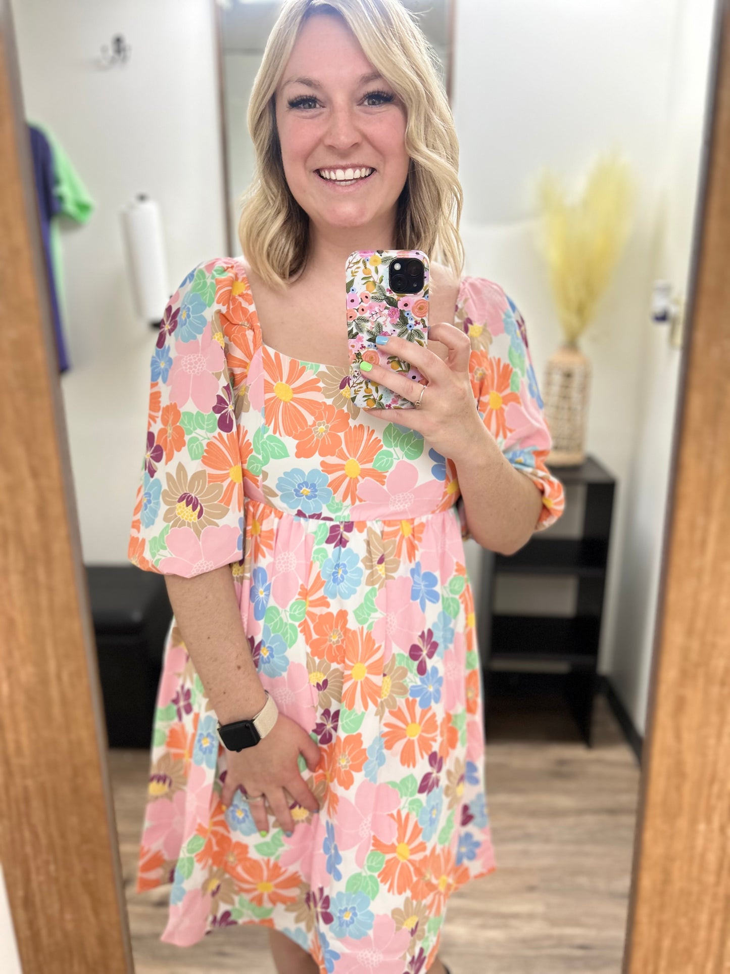 Floral Baby Doll Dress