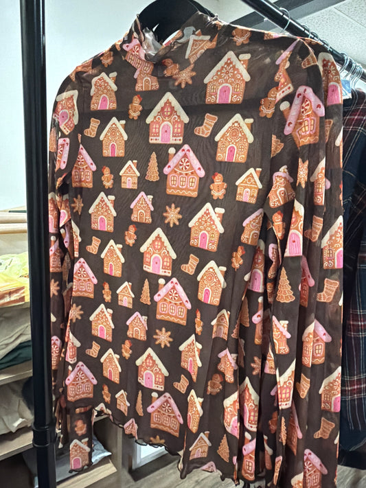 Mesh Gingerbread Top