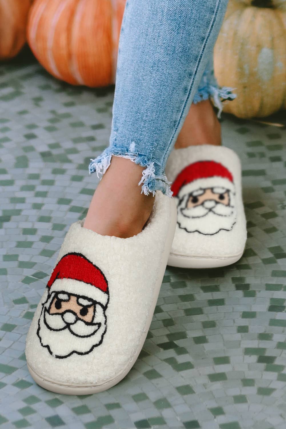Christmas Deer Home Indoor Plush Slippers | US6-10