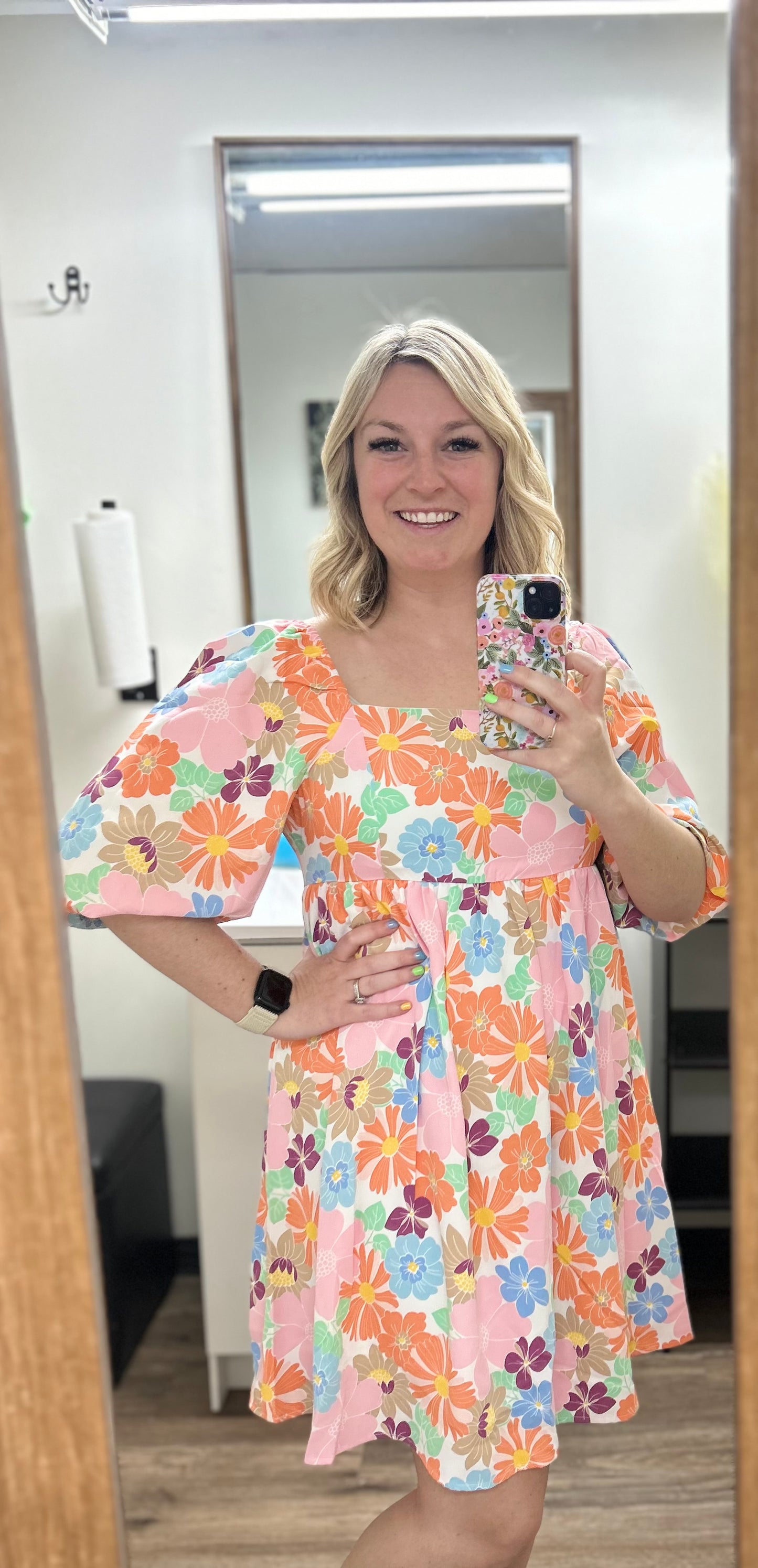 Floral Baby Doll Dress