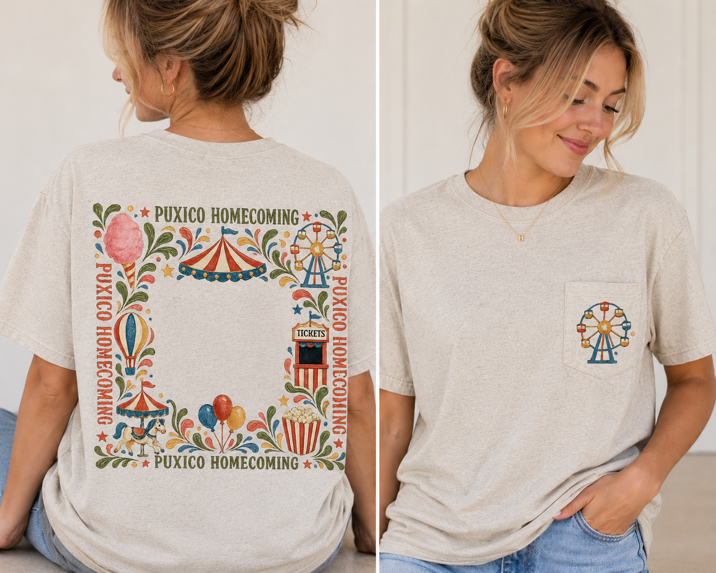 Ferris Wheel and Fair Tee