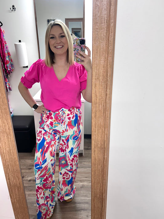 Hot Pink Top