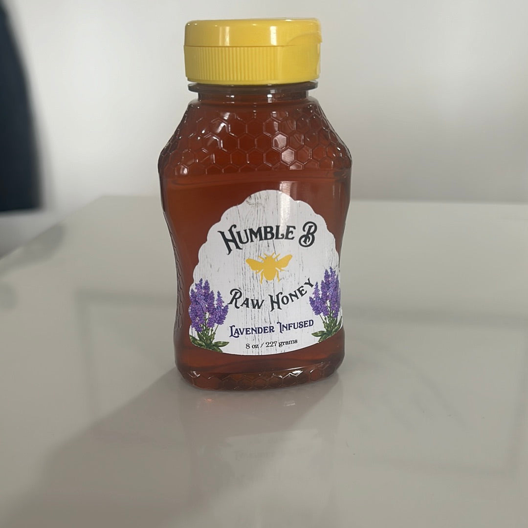 Lavender infused honey