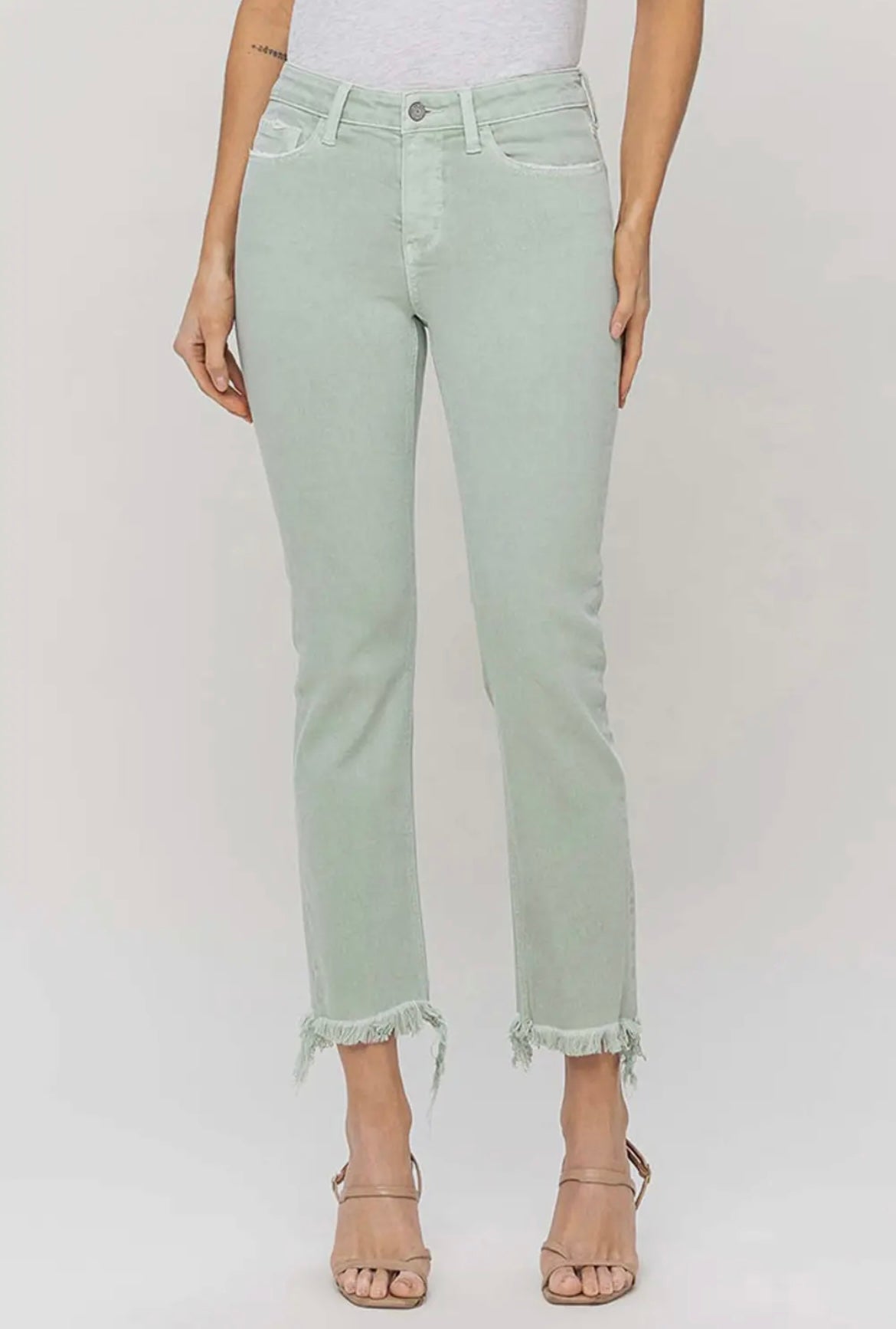 MINT MID RISE CROP JEAN