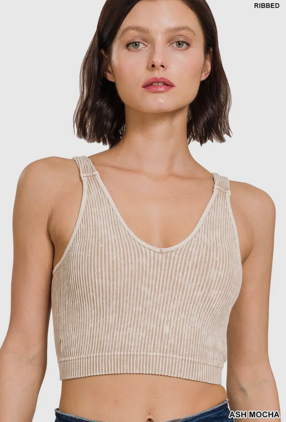 Ribbed bralette