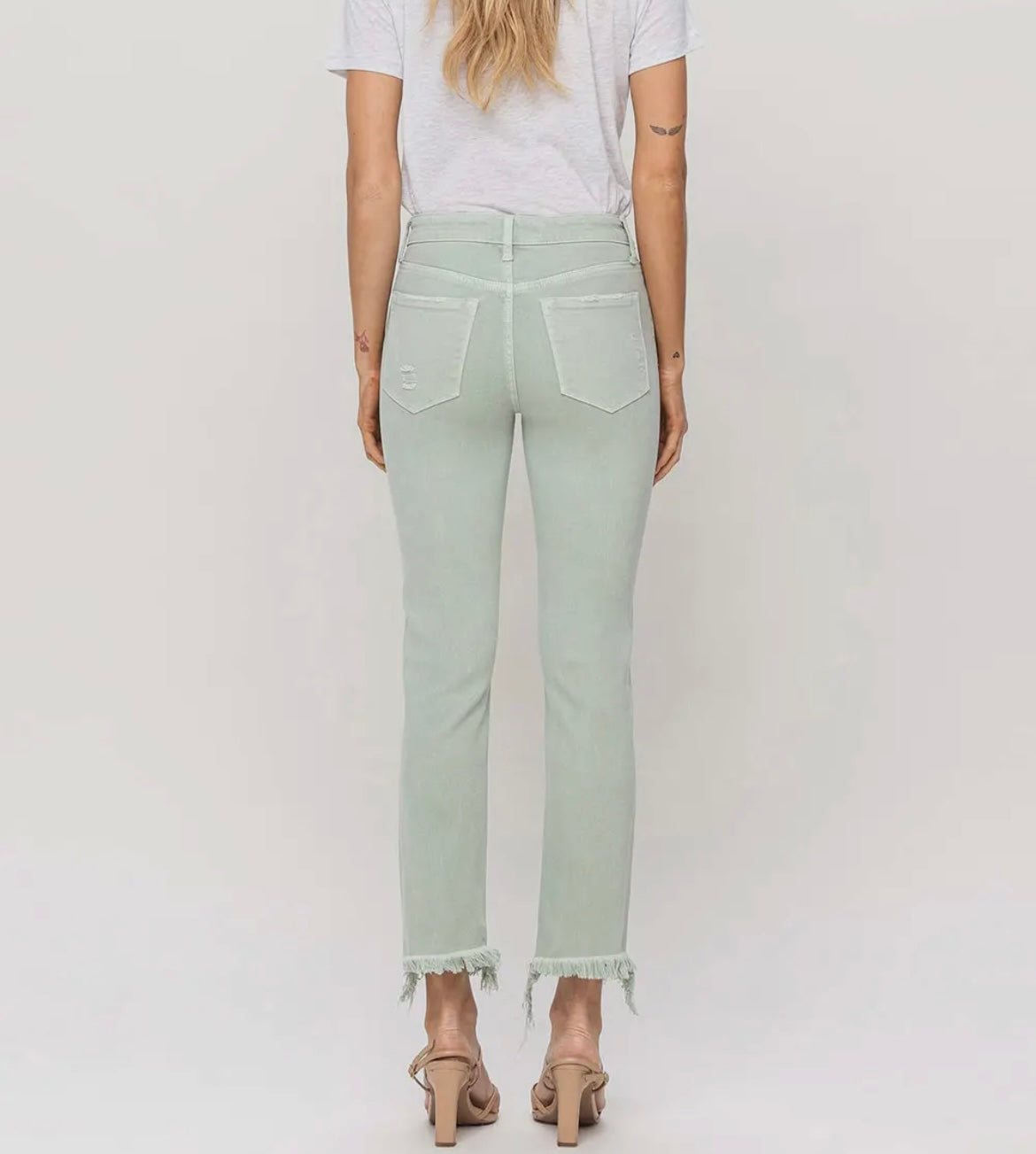 MINT MID RISE CROP JEAN
