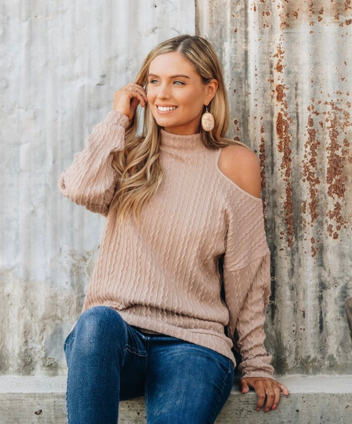 Red Knit Sweater