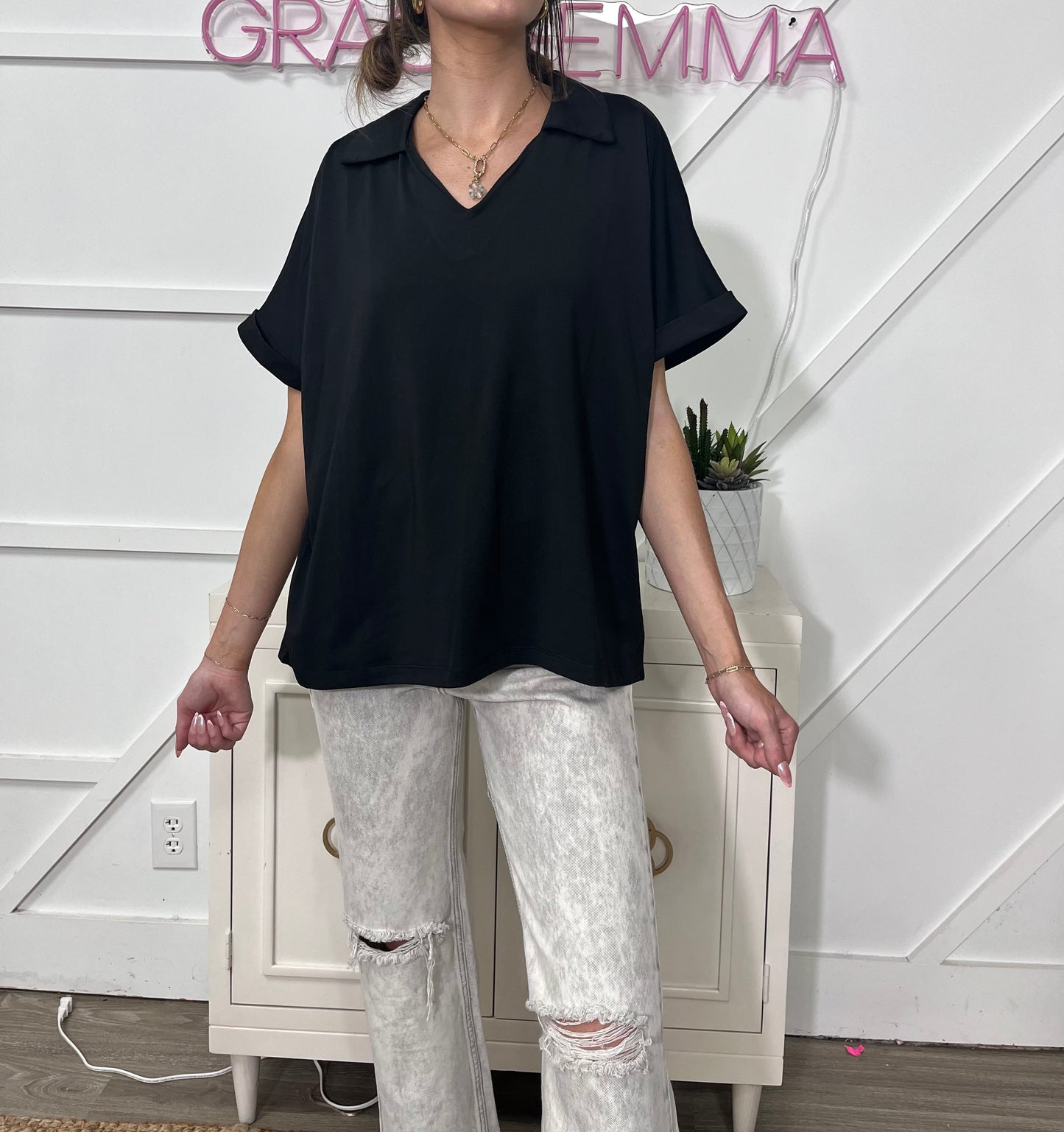 CARA BLACK TOP