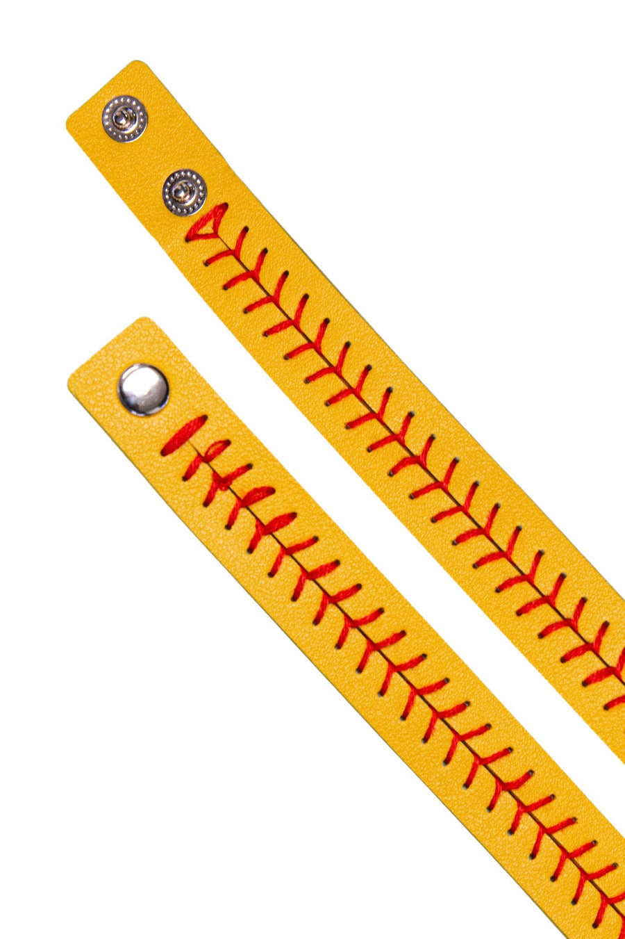 Softball stitching bracelet