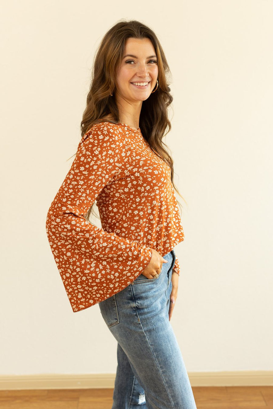 Bell Sleeve Top