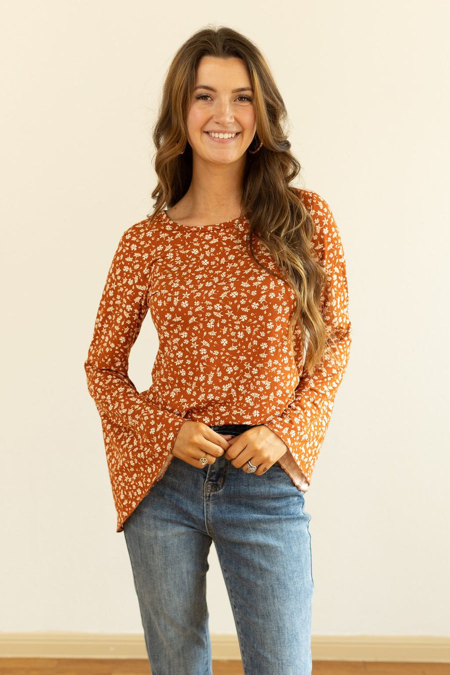 Bell Sleeve Top