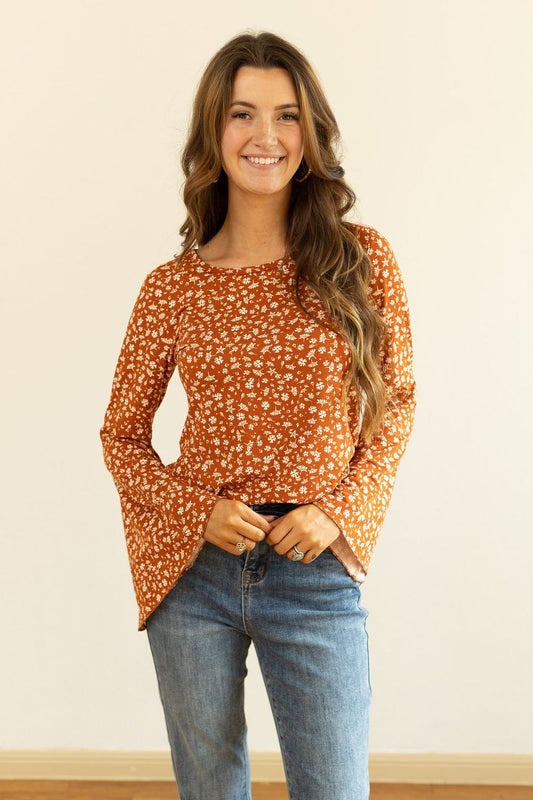 Bell Sleeve Top
