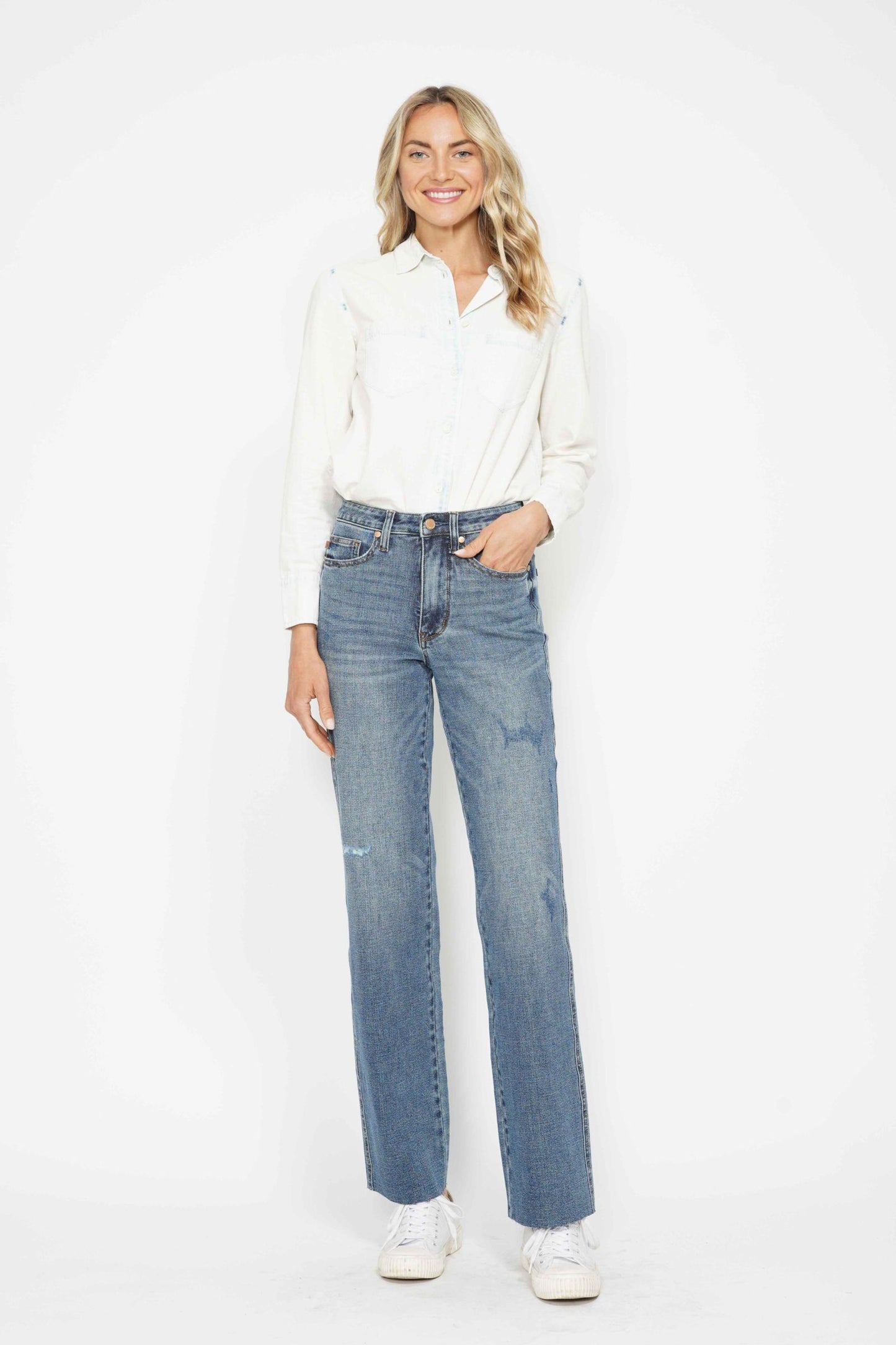 Judy Blue Tummy Control Straight Jeans