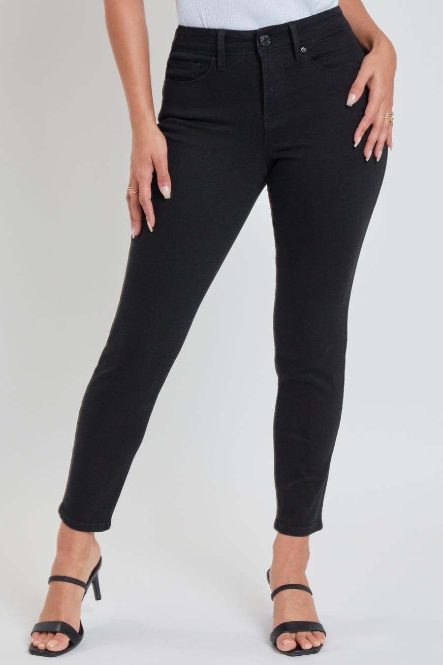 YMI Black Skinny Jeans size large