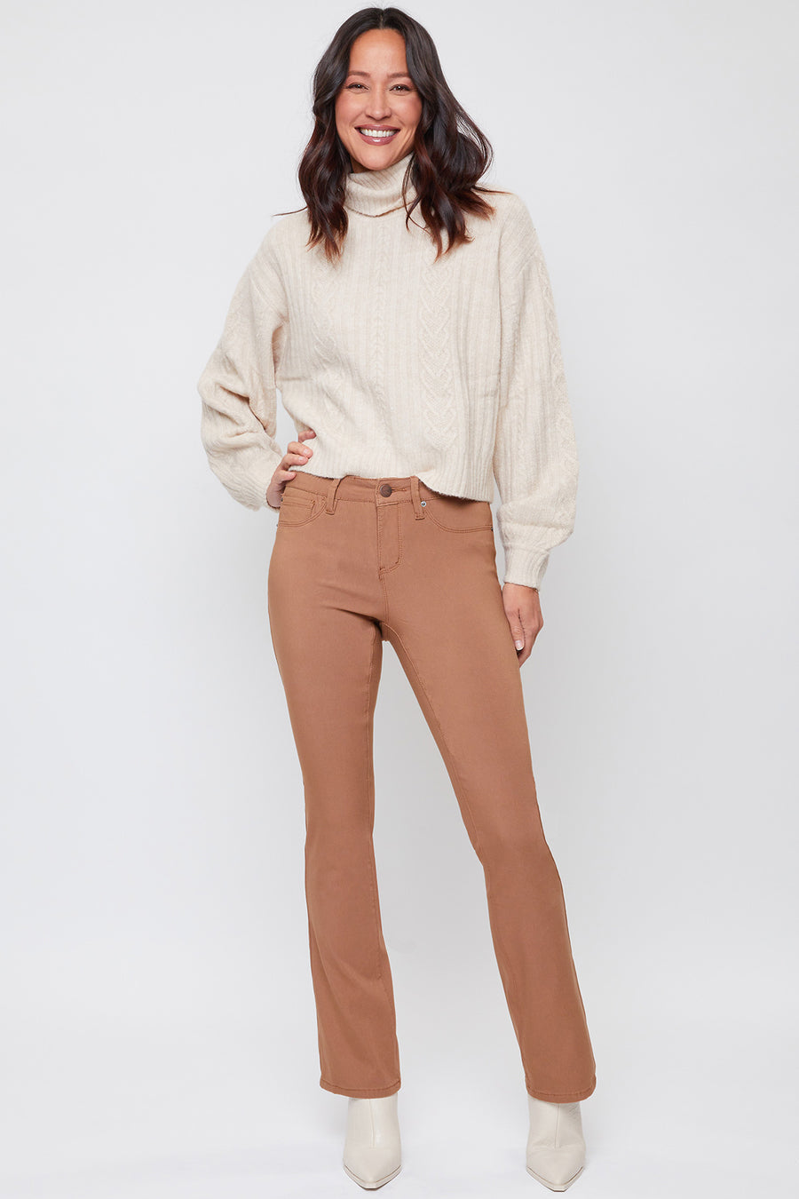 YMI Women's Hyperstretch Bootcut Pants