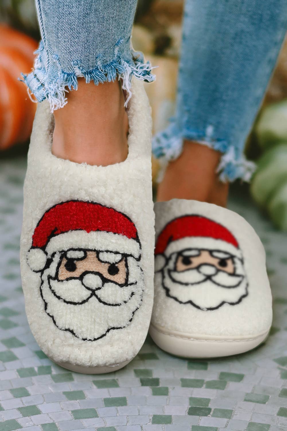 Christmas Deer Home Indoor Plush Slippers | US6-10