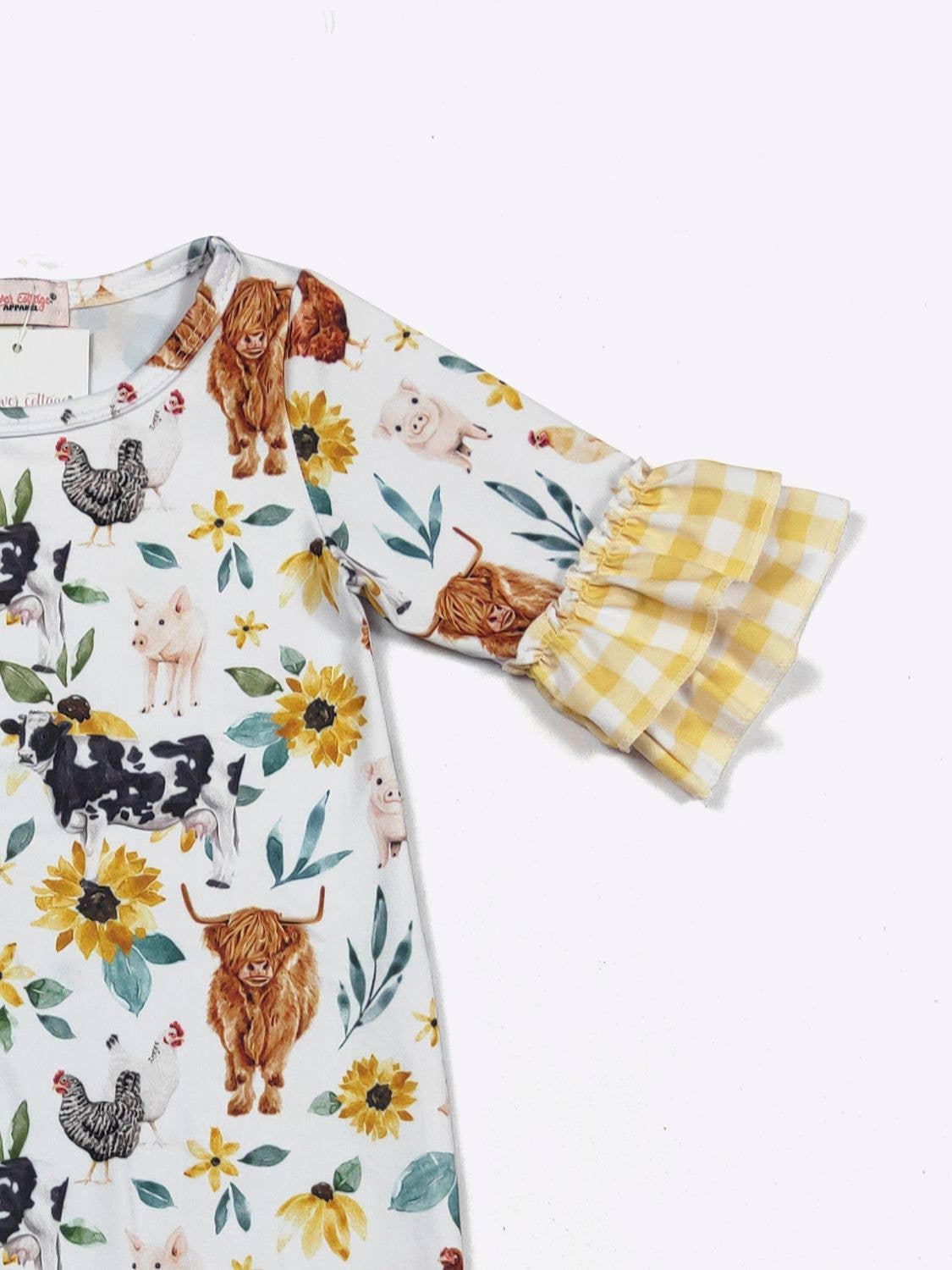 Farm Daisy Baby Romper