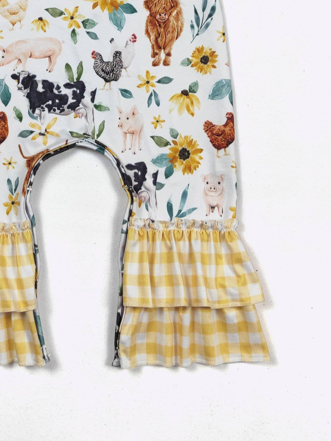 Farm Daisy Baby Romper